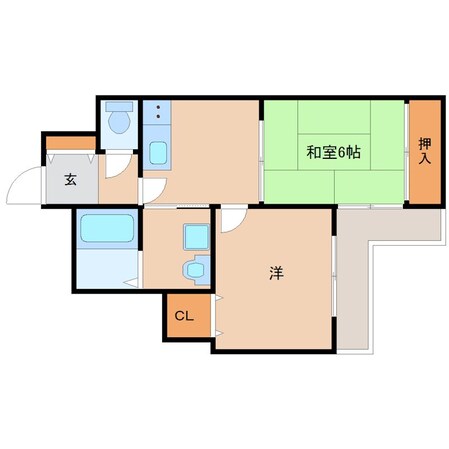 尼崎センタープール前駅 徒歩10分 2階の物件間取画像